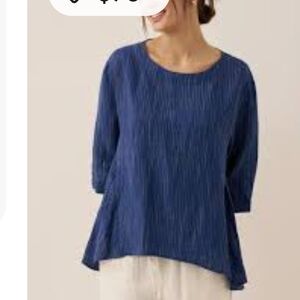 Navy Blue Women's Blouse